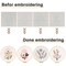 Maydear 4 Sets Embroidery Kit Punch Needle Kit,Embroidery Kit for Beginners Cross Stitch Kits with Embroidery Hoop and Instructions, Hand Embroidery Starter Kit for Adults (Four Flowers)